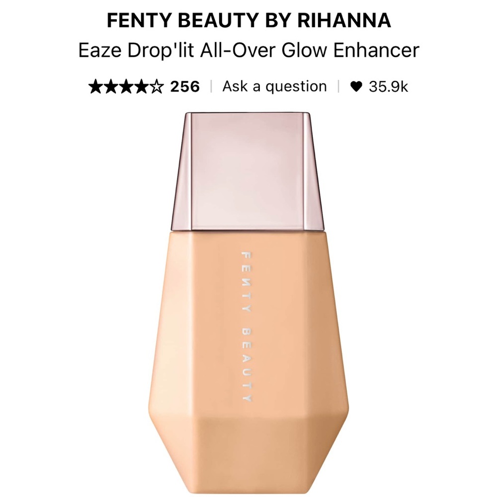Fenty beauty, taffy topaz, highlighter